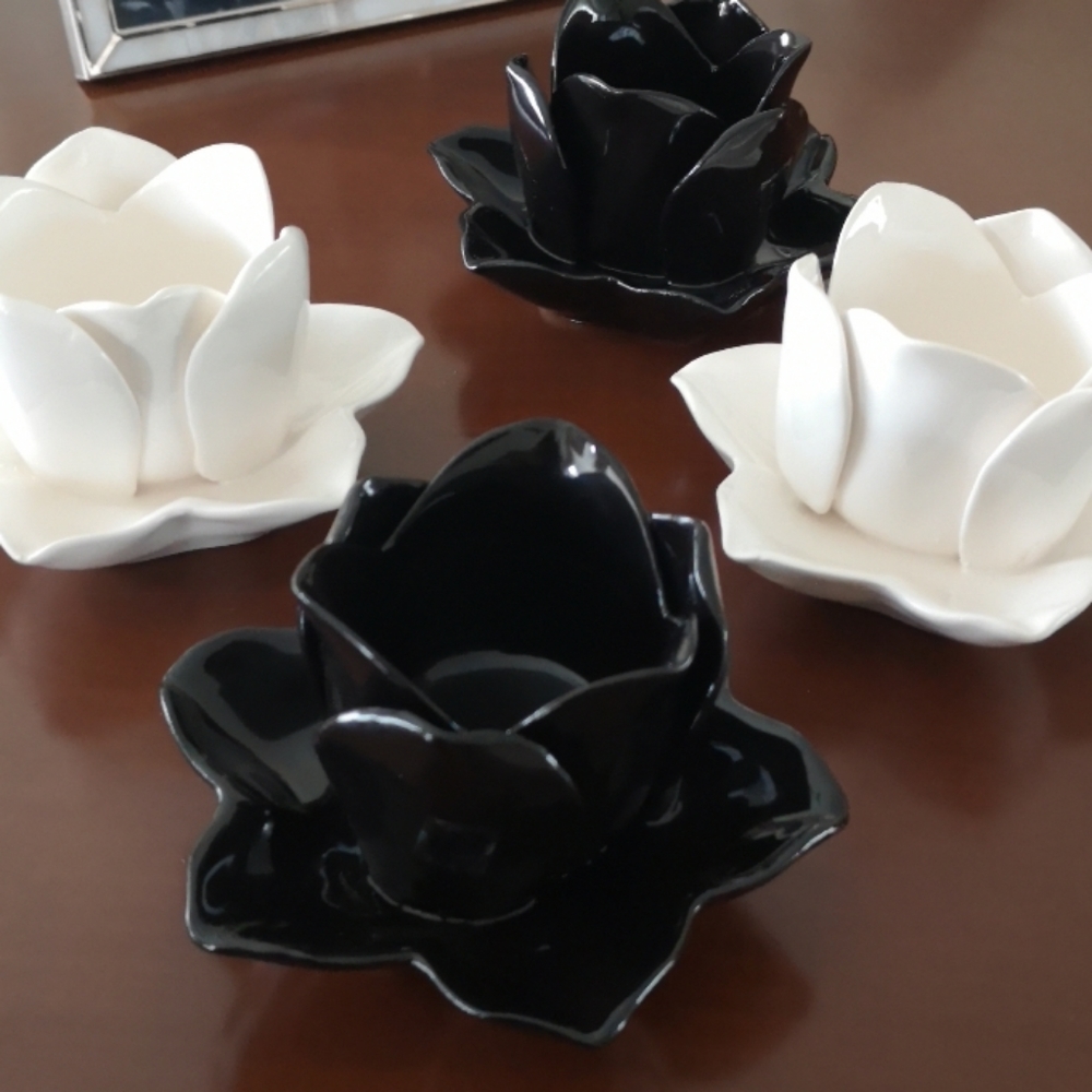 Bo concept flower tea light holder (32$ for all 4) - Picture 3 of 11